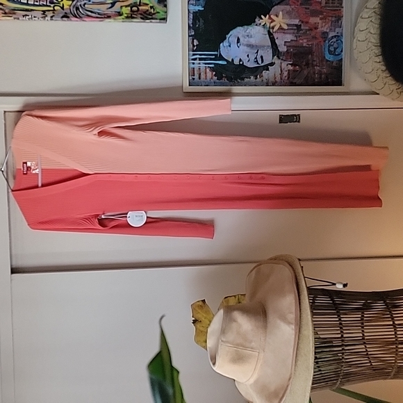 STAUD Shoko Sweater Bittersweet Peach - Picture 13 of 16